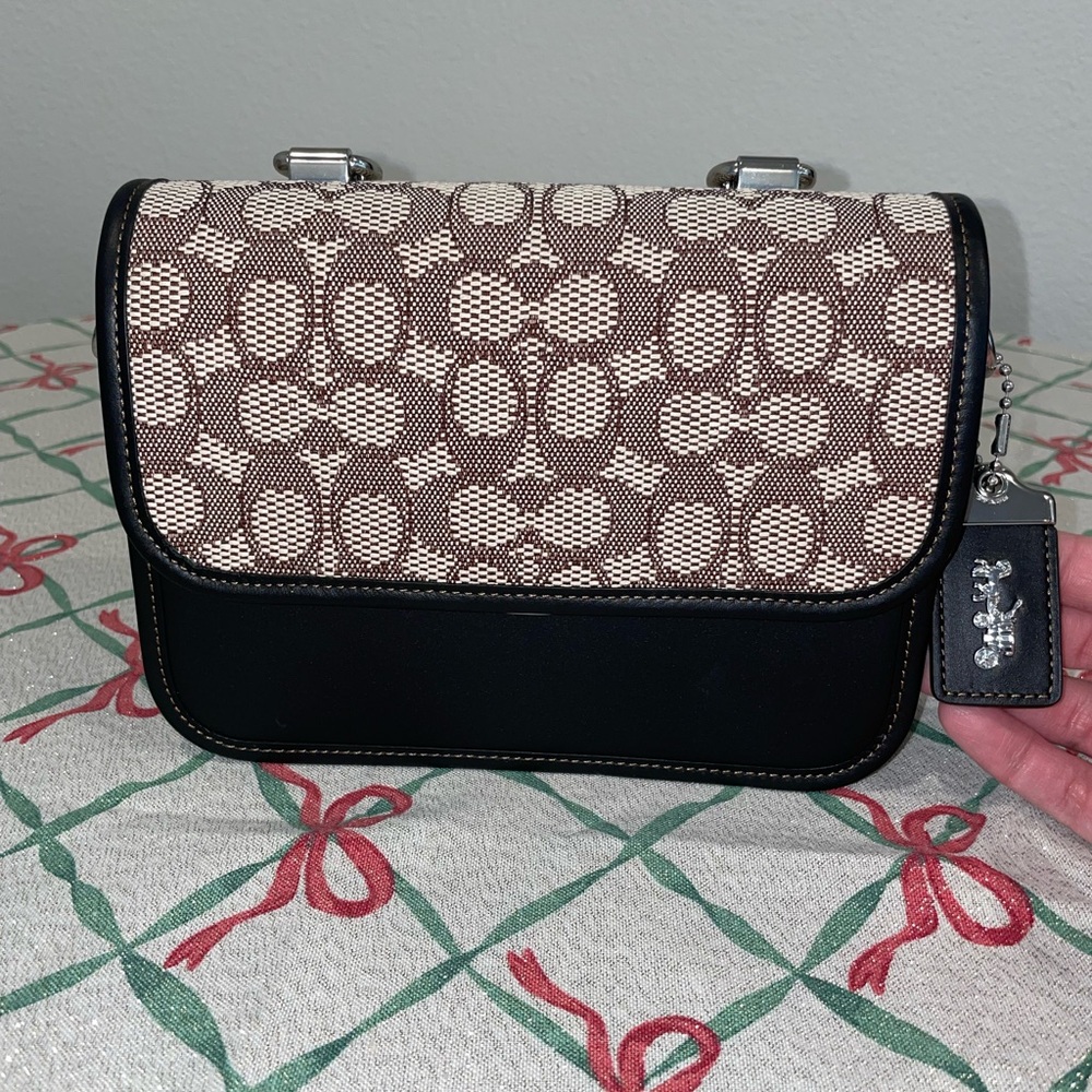 Coach Rogue Top Handle In Signature Jacquard